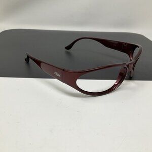 Vintage France Bollé Piraja Burgundy Frame Sunglasses No Lenses 780 - 232 Bolle